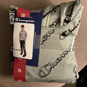 Champion hoodie set